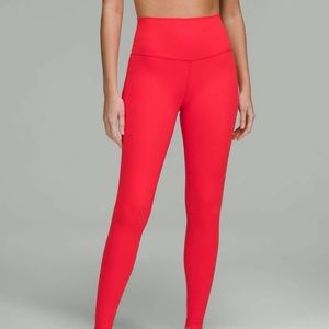 LULULEMON ALIGN™ HIGH-RISE PANT 25" Love Red size 2 NWOT